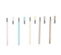 Mipcase Lot de 5 Crayons sans Encre Réutilisables - Corps Transparent - Mine Métallique Non Taillée - Couleurs Assorties - Crayons Effaçables pour Garçon et Filles, Dessin, Écriture