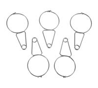 Mipcase Lot de 5 Pinces D’Acupression Auriculaires sans Aimant Outil de Réflexologie pour Stimulation des Points D’Acupuncture Auriculaire Massage Anti-Stress Ergonomique pour Usage