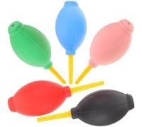 Mipcase Lot de 5 Souffleurs D'air en Caoutchouc sans Odeur pour Extensions de Cils, Outil Compact et Portable pour Soufflage de Colle, Séchage Rapide des Faux Cils, Usage Professionnel