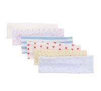 Mipcase Lot de 6 Bandeaux de Sport Absorbants en Coton et Élasthanne, Bandeaux Athlétiques Extensibles et Antidérapants pour Yoga, Course à Pied et Fitness, Motifs Colorés Variés,