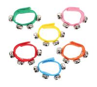 Mipcase Lot De 6 Clochettes Colorées Pour Poignet Hochets Jouets Musicaux Sensoriels Pour Enfants Salle De Classe Jouet De Danse Pour Tout-petits