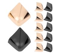 Mipcase Lot de 6 Protège-Orteils Métalliques pour Talons Hauts Couvre-Talons Pointus en Métal Doré et Gris Protection Solide pour Chaussures à Talons Accessoires Pratiques pour Usage