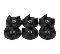 Mipcase Lot De 6 Roues D'Entraînement Pour Blender Engrenages En Caoutchouc Pour Lame De Mixeur Engrenages De Rechange Insert D'Engrenage Pièce De Rechange Pour Lame Noir