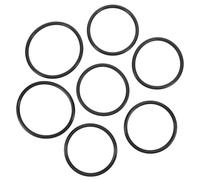 Mipcase Lot de 7 Anneaux en Caoutchouc pour Bol Chantant, 2 Grands 5 Petits, Tapis Antidérapant et Protection Acoustique, Accessoires pour Instruments Rituels Bouddhistes, Usage Maison