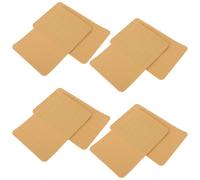 Mipcase Lot de 8 Protège-semelles Autocollants en Silicone Antidérapants pour Chaussures Femmes, Coussinets de Protection Kaki 14,8 X 9,8 Cm, Épaisseur 1,5 Mm, Coupe Ajustable pour Bottes