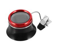 Mipcase Loupe de Réparation de Montres 10x à Clip pour Lunettes en Verre | Rouge, Portable et Réglable, pour Inspection Précise, Design à Pince, Usage avec Lunettes