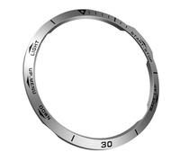 Mipcase Lunette de Montre 6X en Acier Inoxydable Anneau de Course Gravé pour Écran Lors d'Activités Sportives