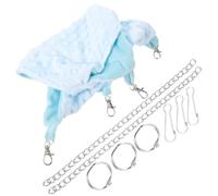 Mipcase Maison D'Écureuil pour Animaux De Compagnie Hamac Fournitures pour Écureuils Nid D'Écureuil en Peluche Nid D'Écureuil pour Animaux De Compagnie Bleu Ciel