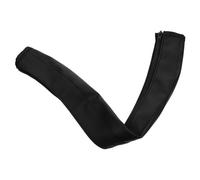 Mipcase Manchon D'accoudoir en Cuir Noir pour Poussette, Protection Réutilisable Grip Supplémentaire, pour Landeau Poupon et Poussette Bébé