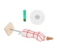 Mipcase Mannequin Miniature de Couture Bois et Coton Forme Féminine Stable Support pour Vêtements sans Plis Outil Pratique pour Enseignement et Modélisme