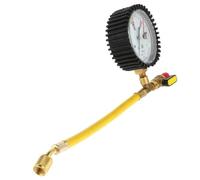 Mipcase Manomètre de Pression à Azote pour Climatisation Automobile et Maison, Testeur de Pression de Gaz Haute Précision, Manomètre de Test de Réfrigération Raccord D'essai, Outil