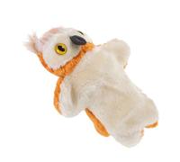 Mipcase Marionnette Main Peluche Hibou Douce pour Garçon Fille Éducatif Interactif Développement Créativité et Motricité Cadeau Danniversaire