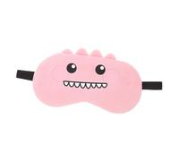 Mipcase Masque de Sommeil Doux avec Design Cartoon Masque Œil Épais et Confortable pour Sieste Écran Lumière pour Adultes et Dino Rose