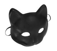 Mipcase Masque Demi-visage de Panthère Noir en Eva Confortable et Polyvalent pour Fêtes et Mascarades Design Mystérieux et Captivant