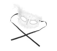 Mipcase Masque Mascarade Plume Élégant pour Femme Demi Visage Réutilisable Confortable et Durable Accessoire Carnaval Halloween et Soirée