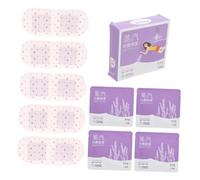 Mipcase Masques à Vapeur Yeux 5 Pièces Lavande Violet Tissu Doux Soulage Fatigue Oculaire Détente Sommeil Voyage Usage Réconfortant Relaxation Thermique