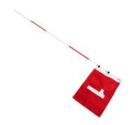 Mipcase Mât De Drapeau De Golf Portable Sections Ensemble Pour Entraînement Jardin Putting Trou Entraînement Gobelet