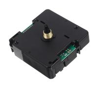 Mipcase Mécanisme D'horloge Silencieux à Piles Synchronisation Précise, en Plastique Noir, Accessoires pour Mouvements D'horlogerie, pour Bureaux et Bibliothèques