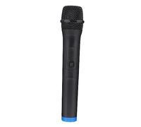 Mipcase Microphone Garçon Fille Plastique Sûr Modèle Micro Réaliste pour Jeux de Scène et Karaoké Accessoire de Performance Créatif et Noir