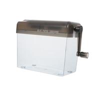 Mipcase Mini Broyeur Manuel de Documents Destructeur Portable à Manivelle pour Bureau et Coupe Droite Outil de Sécurité pour Papier