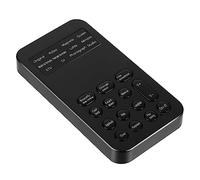 Mipcase Mini Carte Son Portable pour Téléphone et Ordinateur Changeur de Voix 8 Effets Sonores pour Jeux et Enregistrements Outil de Modification de Voix Compact Compatible iOS Noir