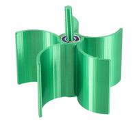 Mipcase Mini Roue à Eau en Résine Légère Feuilles Vertes pour Décoration D’Aquarium Ornement Rotatif Apaisant Accessoire D’Aménagement Paysager Aquatique Décor Miniature pour Bassins