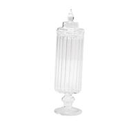 Mipcase Modèle De Pot De Bonbons Pots Sucrés pour Buffet De Bonbons Décoratif Pot De Sucre Bocaux avec Couvercles Pot De Bonbons De Poupée Miniatures Un Verre Transparent