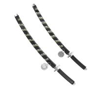 Mipcase Modèle Katana Jouet Plastique Noir 2 Pièces pour Garçon et Filles et Adultes Accessoires de Spectacle Halloween