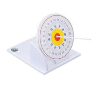 Mipcase Modèle Solaire Scientifique Horloge Solaire Éducative pour Garçon Fille Outil Apprentissage par Ombre Soleil Aide Pédagogique pour École et Famille