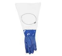 Mipcase Moufles de Sablage en Caoutchouc Moufles de Sablage pour Armoire Anti-dérapants Réutilisables Protection Chimique Bleu pour Hommes et Femmes Nettoyage Domestique