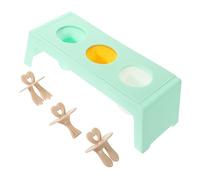 Mipcase Moule à Glace Silicone pour Bâtonnets Réutilisable Moule à Sucettes Glacées Forme de Dessin Animé pour Glaces Maison avec Jus Yaourt et Fruits Vert