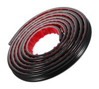 Mipcase Moulure Adhésive en Pvc Noir Flexible pour Garniture D'angle de Fenêtre Bordure Étanche, Décoration Élégante et Finition Propre pour Intérieur Maison