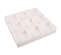 Mipcase Organisateur Tiroir Extensible pour Coiffeuse Boîte Rangement Maquillage Plastique avec Compartiments Ajustables pour Table de Maquillage et Salle de Bain Séparateur Tiroir Blanc