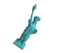Mipcase Ornement Micro Paysage Statue Liberté Résine Décoration Salon Moderne Figurine Déesse York Table Sable