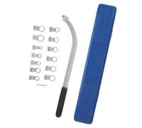 Mipcase Outil de Dépose Tendeur de Courroie 15 Pièces - Clé à Molette Réglable en Acier pour Poulie de Tendeur de Courroie Serpentine - Adaptateurs Multiples pour Entretien Automobile