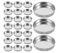 Mipcase Palette de Maquillage Vide en Métal Ronde 26X5 MM 30 Godets Ronds pour Fards à Paupières et Blush Recharge Compatible Palette Rechargeable Voyage et Usage Quotidien