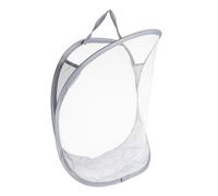 Mipcase Panier à Linge Pliable Mural Gris En Polyester Robuste Corbeille De Rangement Suspendue Pour Salle De Bain, Pliable Et Facile à Nettoyer, Panier Suspendu Multi-usage Pour Vêtements