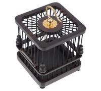 Mipcase Panier de rangement Cage à sauterelles Boîte Support de rangement Ébène noir surface lisse sans bavure pour enfants étudier les petits animaux et les plantes 1Pc