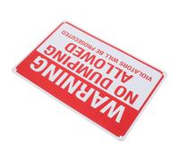 Mipcase Panneau de Sécurité « Entrée Interdite » Panneau Public en Fer, Protection Juridique, Résistant aux Intempéries, pour Zones Commerciales et Lieux Publics