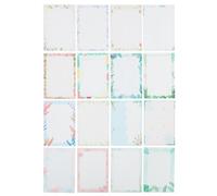 Mipcase Papier à Lettres à Bordures Fleuries Colorées, 160 Feuilles Format A4, Papier à Écrire pour Étudiants et Messages Personnels, pour Correspondance, Calligraphie et Notes Créatives