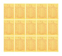 Mipcase Papier Jaune de Sacrifice Ancestral 900 Feuilles Rouleau Papier Funéraire pour Culte des Ancêtres Cérémonie Funérailles Offrande Respectueuse Quotidien Cérémonial