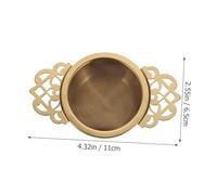 Mipcase Passoire à Thé Acier Inoxydable Résistante Haute Température Filtre Maille Fine Double Poignée pour Infusion et Filtration de Thé Cadeau Pratique