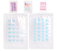 Mipcase Patchs Hydrocolloïdes pour Excroissances Cutanées 5 Feuilles Colorées Formes Variées Auto-Adhésifs et Invisibles pour Visage et Corps Protection Anti-Irritations et Cicatrices