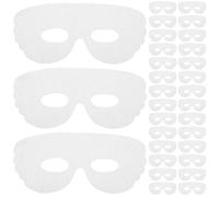 Mipcase Patchs Oculaires Jetables en Non-Tissé 100 Pcs Compresses Hydratantes Contour des Yeux Lingettes Fines pour Institut de Beauté Soin Apaisant pour Yeux Secs et Fatigués