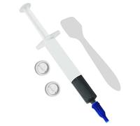 Mipcase Pâte Thermique Conductrice 8w Kit 1 Tube 10 G Graisse Silicone Non Durcissante 2 Moufles Spatule pour Processeur Gpu PC Refroidissement Composants Électroniques