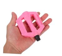 Mipcase Pédales Vélo Garçon Fille Rose Antidérapantes avec Roulement Central Stable Compatibles VTT et Vélo Garçon Fille Pédales de Remplacement Polyvalentes