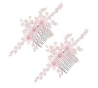 Mipcase Peigne Cheveux Mariage Pour Mariée Barrette Cristal Accessoires Cheveux Pinces Décoratives