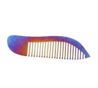 Mipcase Peigne de Coiffure Léger et Sûr Portable en Alliage de Titane Anti-statique et Anti-rouille pour Usage Professionnel et Soins Capillaires Quotidiens