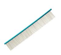 Mipcase Peigne pour Chien en Acier Inoxydable, Détection Précoce des Parasites, Toilettage Doux, Outil Professionnel pour Éliminer Nœuds et Poils Morts