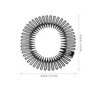 Mipcase Peignes à Cheveux Flexibles Bandeau Rond 3 Pièces Contrôle Des Cheveux Rebelles Coiffage Solide Accessoires Pour Sport Et Usage Quotidien